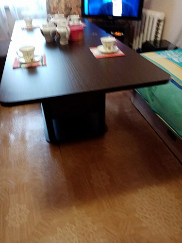 Стол-трансформер Виват дуб вотан / хром фото покупателя 15