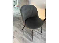 Стул на металлокаркасе Gabi 1 gray / black фото покупателя 573