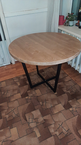 Деревянный стол Лондейл 100 серый фото покупателя 1