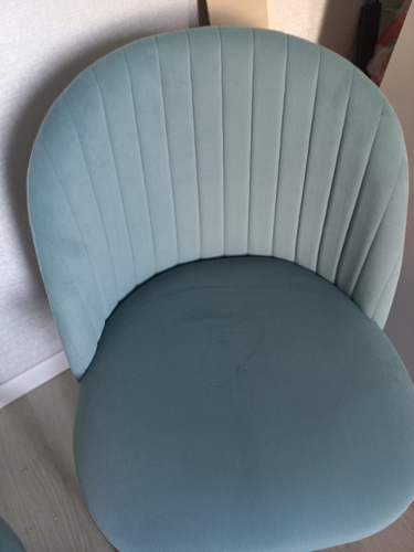 Стул на металлокаркасе Gabi dark beige / black / silver фото покупателя 403