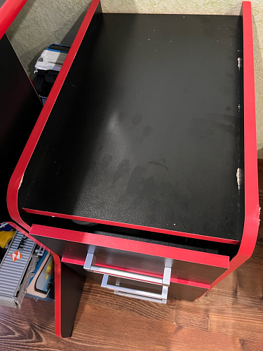 Тумба Ханна черная / красная  - Уцененный экземпляр фото покупателя 26