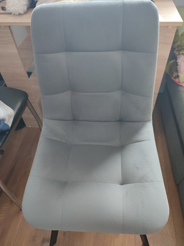 Стул на металлокаркасе Чилли бежевый / белый каркас фото покупателя 923