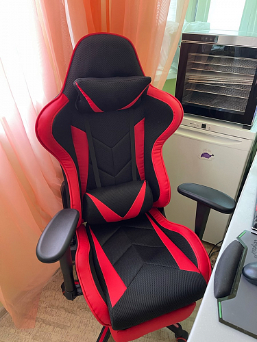 Компьютерное кресло Kano черное / красное фото покупателя 111