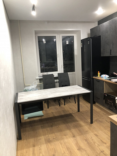 Стол Центавр дуб галифакс / черный матовый фото покупателя 80