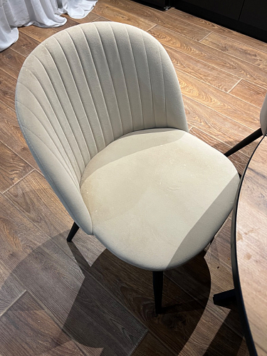 Стул на металлокаркасе Gabi 1 dark gray / black фото покупателя 169