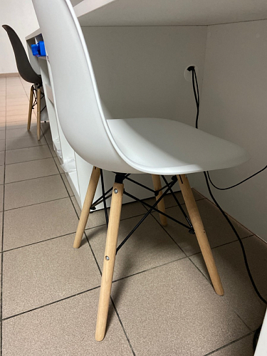 Пластиковый стул Eames PC-015 серый фото покупателя 379