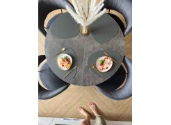 Стул на металлокаркасе Kamelia зеленый / золото фото покупателя 35