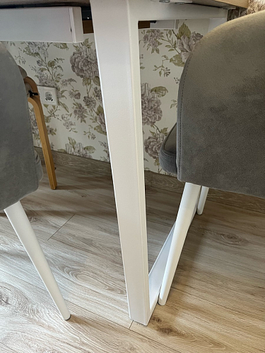 Стол раскладной Лота Лофт 120 25 мм юта / черный матовый фото покупателя 290