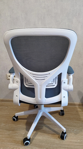 Компьютерное кресло Konfi light gray / blue / white фото покупателя 82