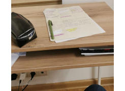 Письменный стол Лео Лофт бетон / черный матовый фото покупателя 3