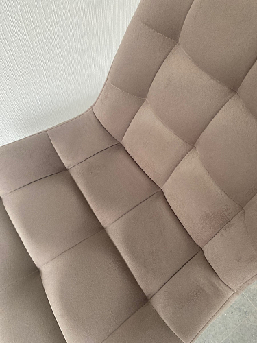 Стул на металлокаркасе Челси велюр коричневый / черный каркас фото покупателя 33