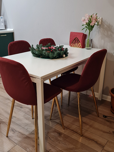 Стул на металлокаркасе Dabl 01 champagne / gold фото покупателя 70