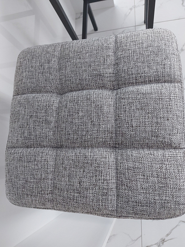 Барный стул Лофт ткань канди грей / черный матовый фото покупателя 313