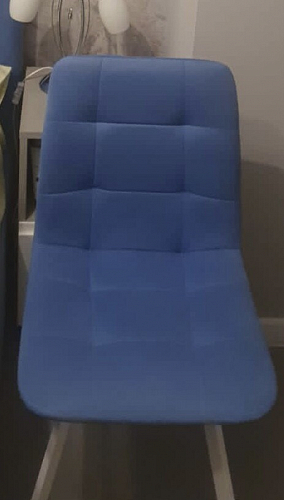 Стул на металлокаркасе Чилли К черный / зеленый фото покупателя 93