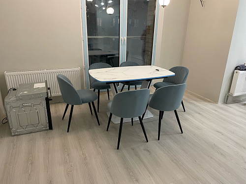 Стул на металлокаркасе Gabi latte / gold / black фото покупателя 517