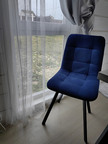 Стул на металлокаркасе Чилли зеленый / белый каркас фото покупателя 292