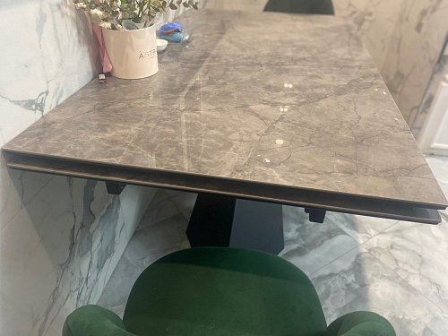 Керамический стол Хасселвуд 160(220)х90х77 baolai / черный фото покупателя 3