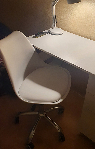 Компьютерное кресло Kolin cappuccino / chrome фото покупателя 70