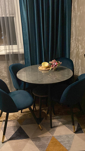 Стул на металлокаркасе Gabi 1 light purple / black фото покупателя 123