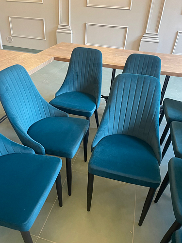 Стул на металлокаркасе Kora light purple / black фото покупателя 300