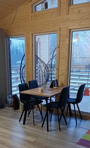 Стул на металлокаркасе Чилли зеленый / черный фото покупателя 1236