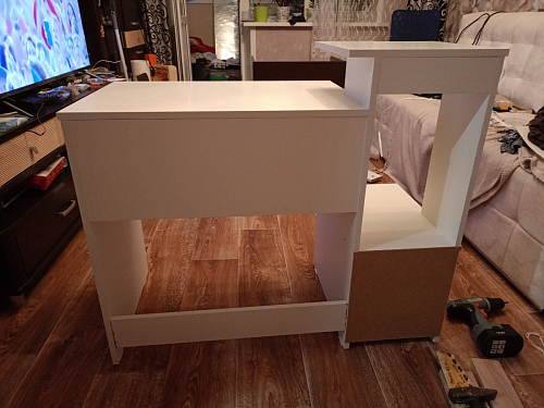 Компьютерный стол Джаз-24 левый дуб молочный фото покупателя 145