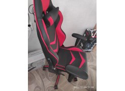 Компьютерное кресло Racer черное / голубое фото покупателя 66