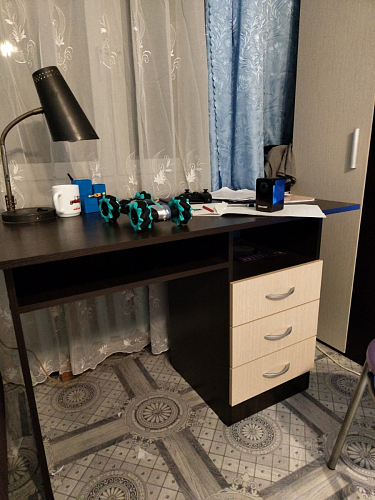 Стол письменный Бриз МДФ волна лайм / ясень светлый фото покупателя 140