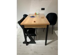 Стол Оригон сонома / черный матовый фото покупателя 47