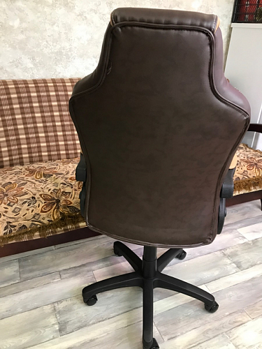 Компьютерное кресло Kadis коричневое / бежевое фото покупателя 24