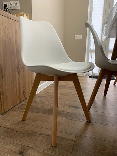 Деревянный стул Bonuss black / black фото покупателя 42