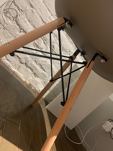 Пластиковый стул Eames PC-015 серый фото покупателя 229