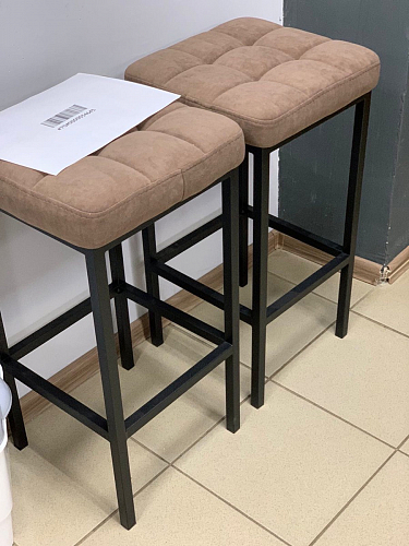 Барный стул Лофт катания лаванда / белый матовый фото покупателя 201