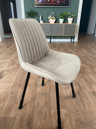 Стул на металлокаркасе Седа К кирпичный / черный фото покупателя 358