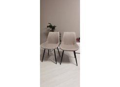 Стул на металлокаркасе Вейв светло-серый (hl 63) / 10К черный каркас фото покупателя 103