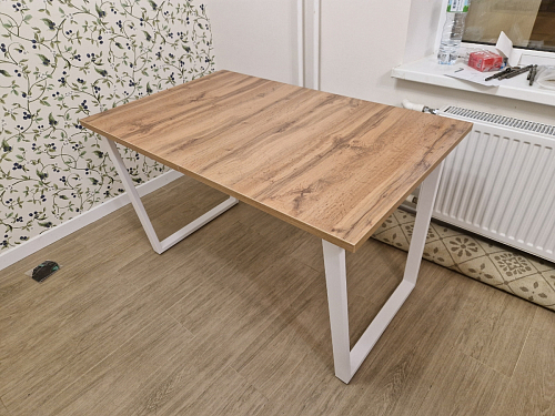 Стол раскладной Лота Лофт 120 25 мм юта / черный матовый фото покупателя 569