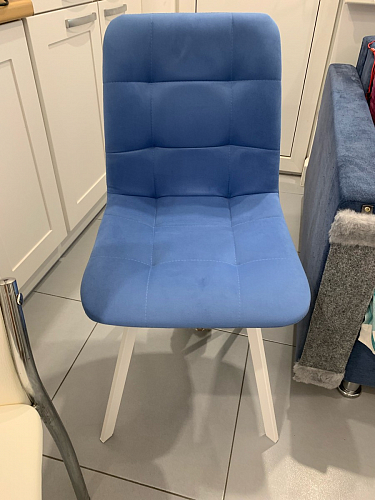 Стул на металлокаркасе Чилли зеленый / белый каркас фото покупателя 418