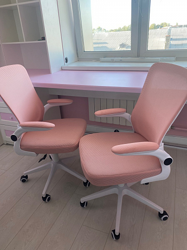 Компьютерное кресло Konfi light gray / blue / white фото покупателя 46