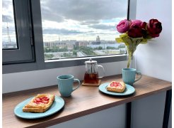 Барная стойка Дилан Лофт 120х40х90 бетон светлый фото покупателя 47