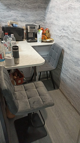 Комплект стульев Чилли 2 шт бежевый / черный фото покупателя 51