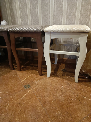 Табурет Хаконэ молочный / ромб фото покупателя 5