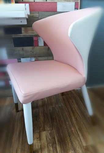 Стул на металлокаркасе Darcy white / pink фото покупателя 3
