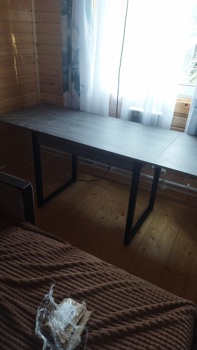 Стол Форли дуб велингтон / черный матовый фото покупателя 37