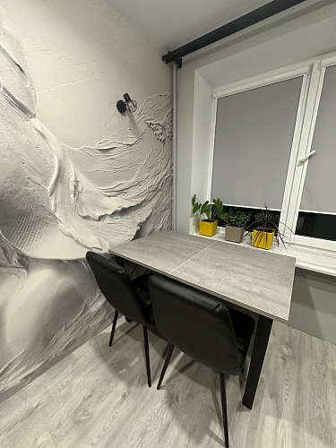 Деревянный стол Лота Лофт 120х75 белый матовый / дуб крафт золотой фото покупателя 382