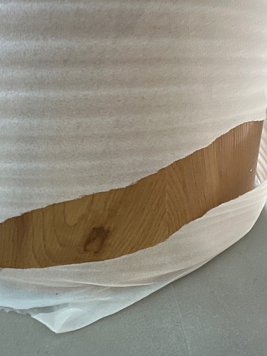 Стол Huge 120х75 white / brown фото покупателя 2