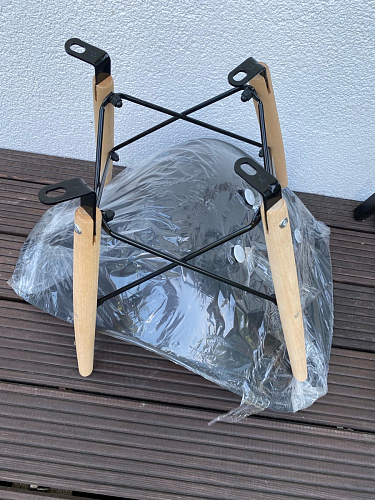 Пластиковый стул Eames PC-015 желтый фото покупателя 385