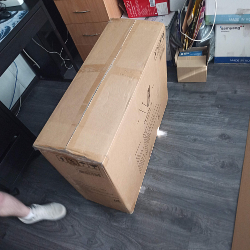 Компьютерное кресло Racer черное / голубое фото покупателя 124