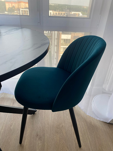 Стул на металлокаркасе Gabi latte / gold / black фото покупателя 445