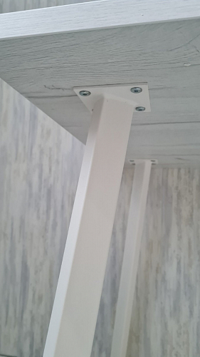 Стол Тринити Лофт 120 32 мм бетон / черный матовый фото покупателя 657