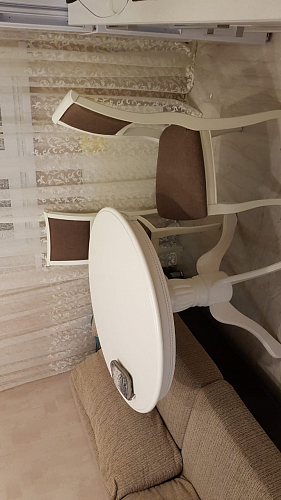 Стол раскладной Toskana 90 butter white фото покупателя 18